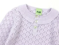 FUB bluse pointelle ametyst